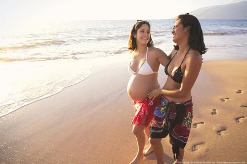 Можно ли ехать на море на 7 месяце беременности на машине. Можно ли загорать во время беременности?