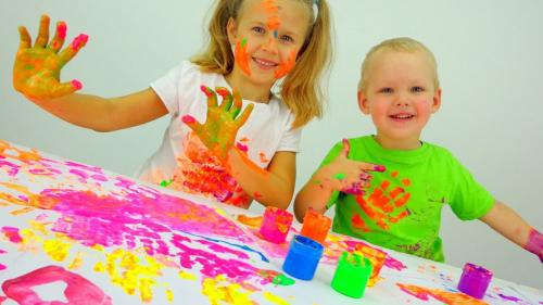 Рецепт пальчиковых красок для детей в домашних условиях. Мастер-класс Пальчиковые краски (рецепт) 12