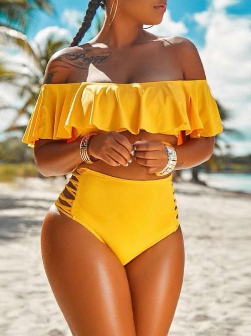 Купальники 2021 с высокой посадкой. Какие раздельные купальники будут в моде в 2021 году