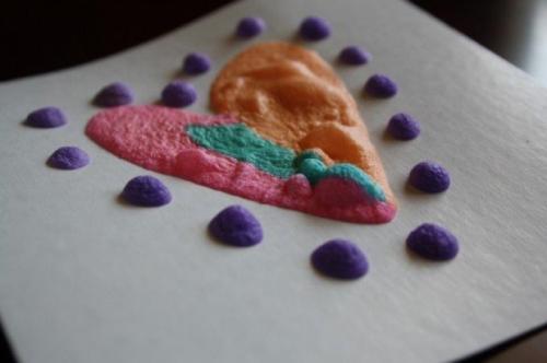 Объемные краски из муки. Как сделать объемную краску для рисования своими руками