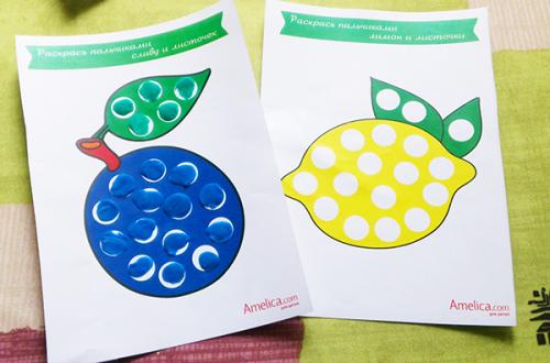 Шаблоны Пальчиковые краски. Рисование пальчиками для детей 1, 2, 3 года, картинки для пальчикового рисования, шаблоны для рисования пальчиками, шаблоны для лепки из пластилина