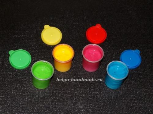 Пальчиковые краски в домашних условиях. Мастер-класс Пальчиковые краски (рецепт)