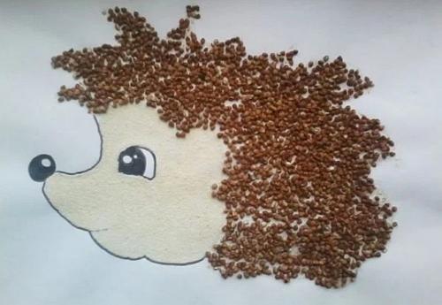 Поделки из риса и гречки. Как сделать поделки для детей из гречки и риса