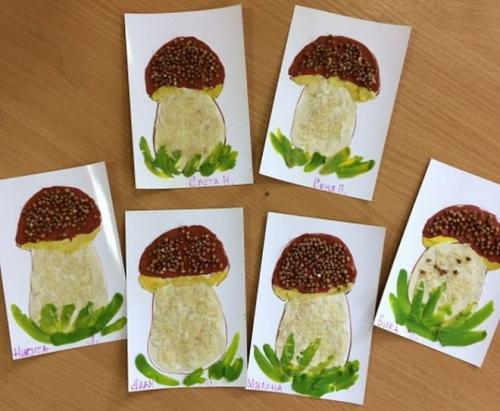 Поделки из риса и гречки. Как сделать поделки для детей из гречки и риса