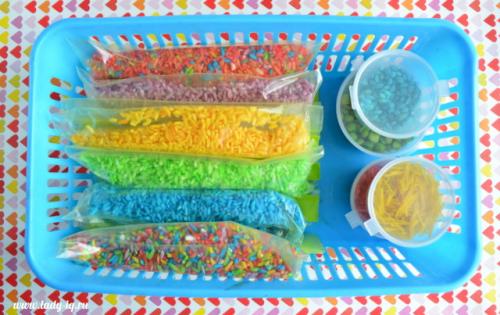 Крашенный рис. Как покрасить рис и другие крупы пищевыми красителями