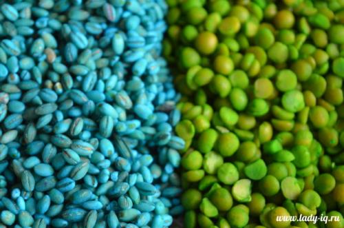 Крашенный рис. Как покрасить рис и другие крупы пищевыми красителями