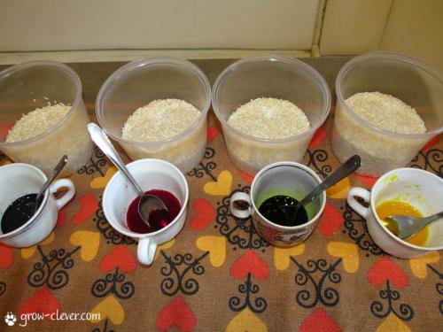 Узнаем, как покрасить рис. Как покрасить рис?
