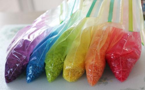 Как покрасить рис гуашью. Как покрасить рис для игр и поделок для детей