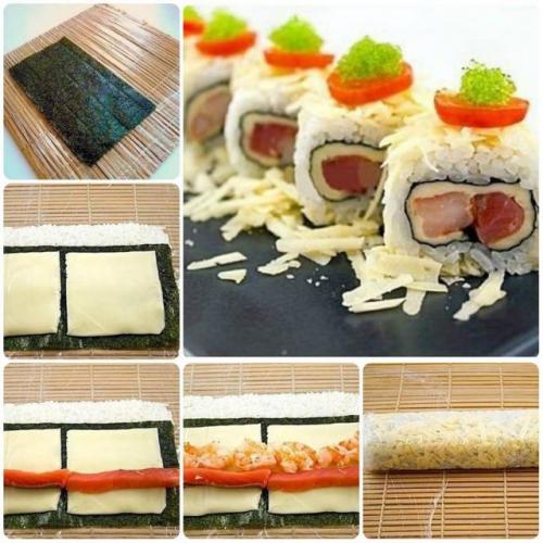 Как покрасить рис для роллов. Экскурс в историю