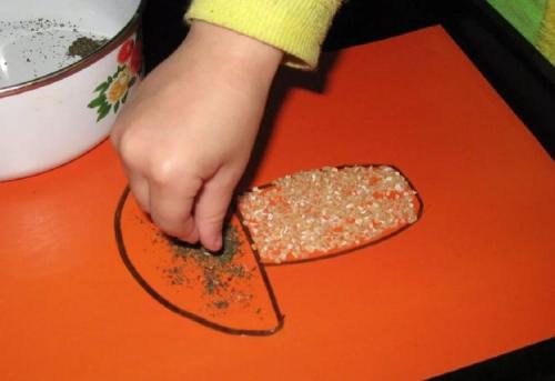 Как покрасить горох. Покраска