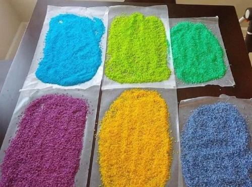 Как покрасить горох. Покраска