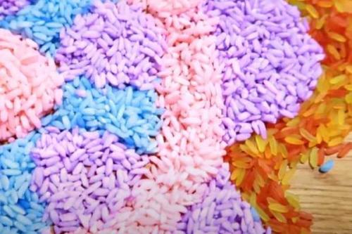 Как покрасить рис в черный цвет. Как покрасить рис для детских поделок и творчества