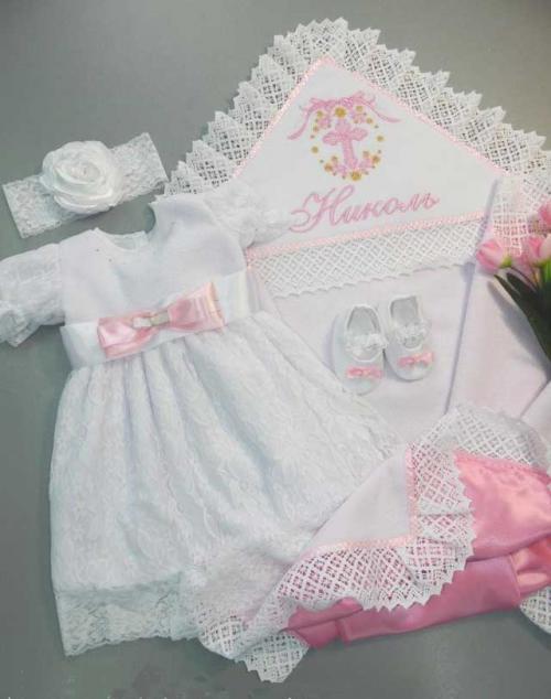 Набор для Крещения девочке именной. Выбор крестильного набора для девочки: примеры и состав