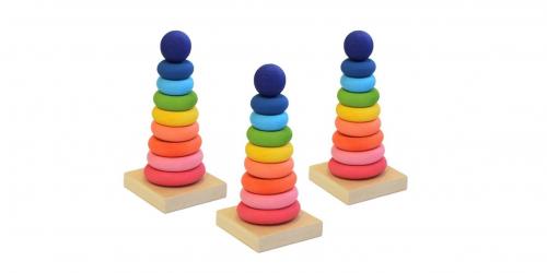 Интерактивные игры с ребенком от года. Пирамидка