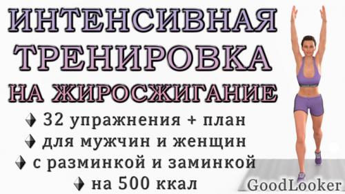 Какие упражнения помогут сжечь лишние калории. Интенсивная тренировка на жиросжигание на 500 ккал для мужчин и женщин (без повторов упражнений)