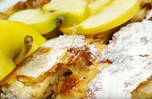 Пирог из слоеного теста с яблоками. Пирог с яблоками из слоеного теста. Пошаговые рецепты приготовления в духовке